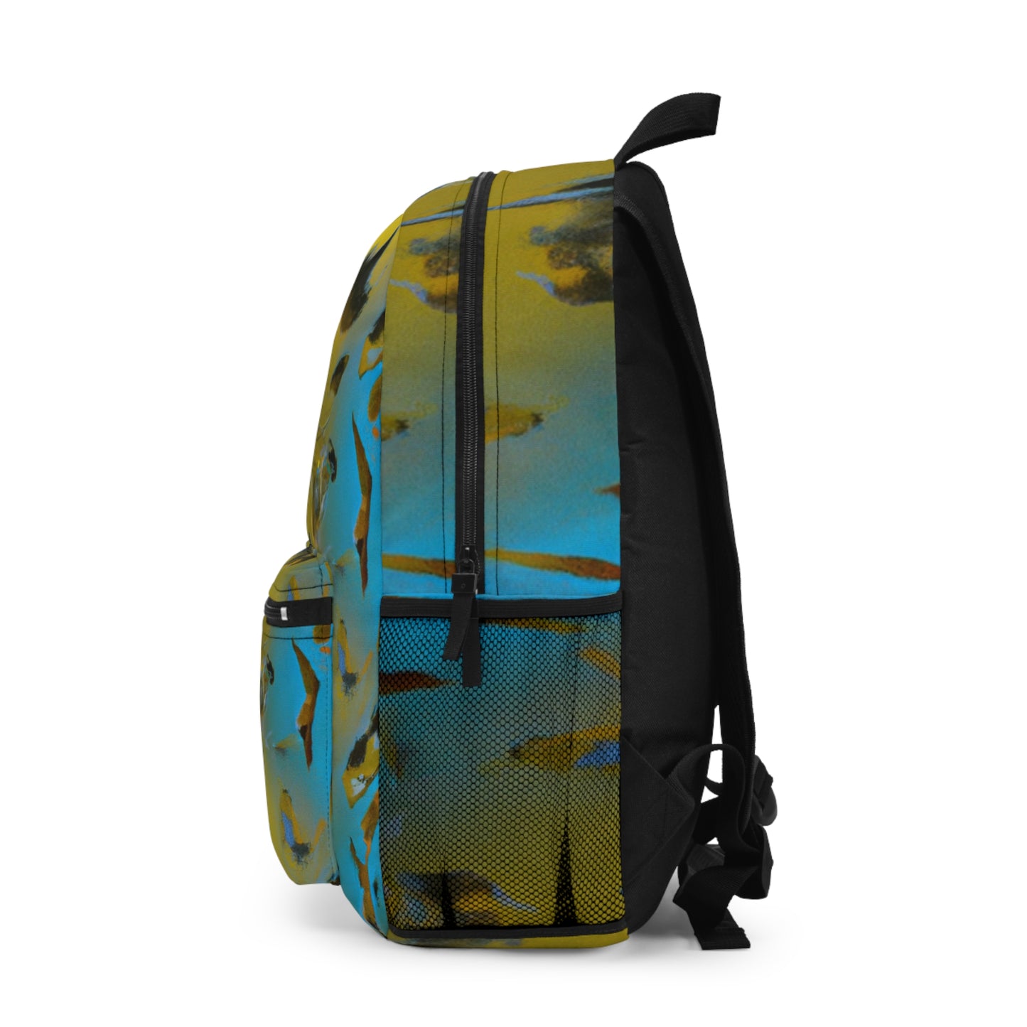 panther Blue & Yellow Texture - Duffel bag