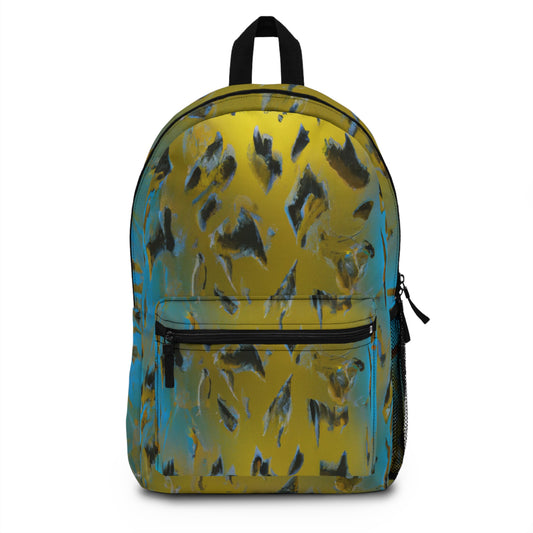 panther Blue & Yellow Texture - Duffel bag