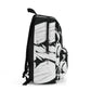 Black and White Skull Texture - Duffel bag